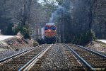 BNSF 7420 stopped waiting for a green signal